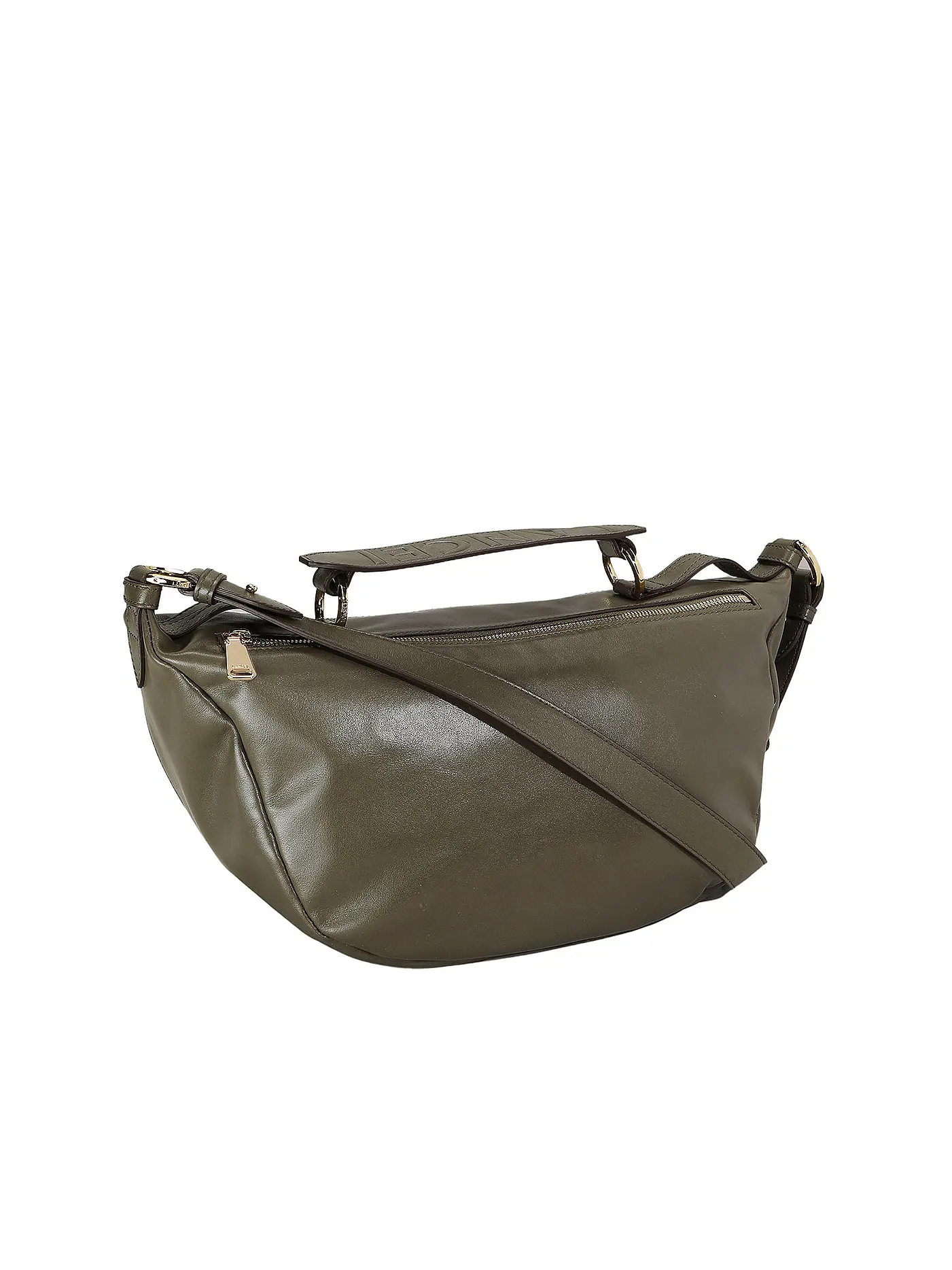 LANCEL | Ledertasche - Henkeltasche ORIGAMI DE LANCEL | olive